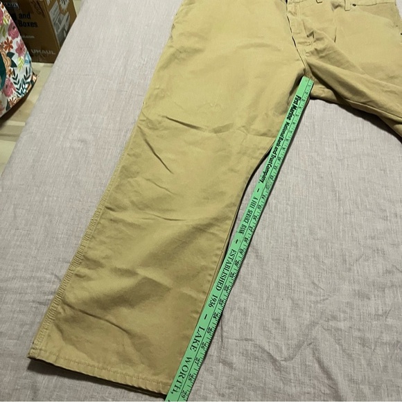 Wrangler Men's Khaki Carpenter Work Pants Size 46 Big and Tall Durable GUC - Picture 3 of 7